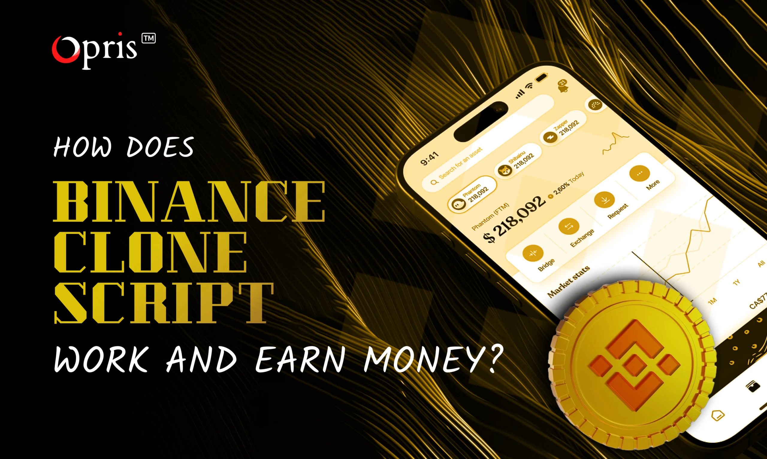 how does binance clone work and earn money